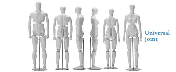 ユニバーサルジョイントマネキン