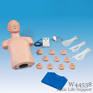 CPR（心肺蘇生）：成人心肺蘇生トルソー、評価機能付